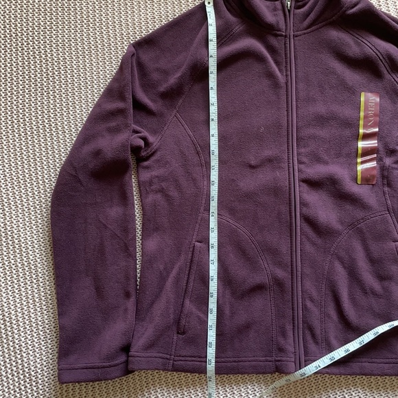 Fleece-Cotton Zip-Up Jacket - Picture 4 of 5